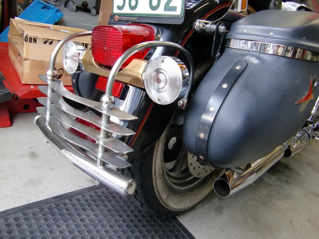 50-1041 クロームリアフェンダーバンパーチーズカッタータイプ