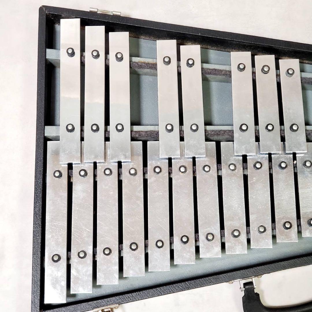 Saito サイトウ グロッケン 鉄琴 32鍵 ハードケース マレット付