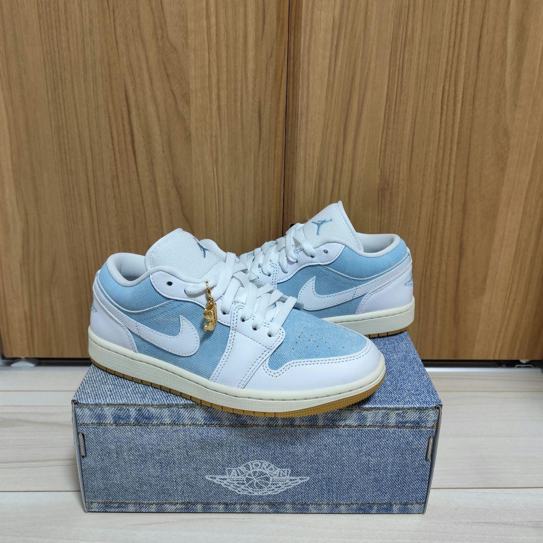 【25cm】 ナイキ ウィメンズ エアジョーダン1 LOW SE デニム