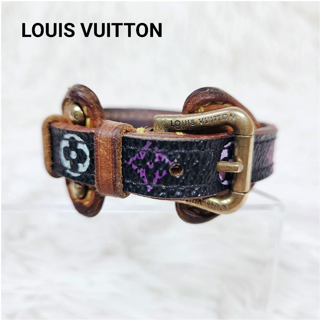 レア✨ルイヴィトン テダ PM モノグラム ブレスレット マルチ ノワール