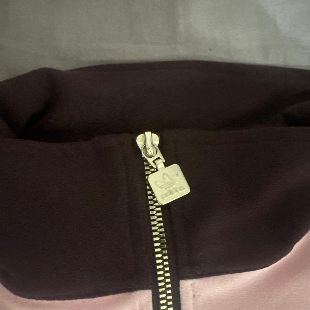 adidas ピンク トラックジャケット