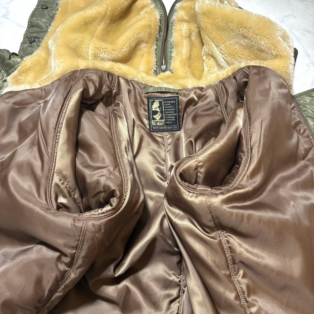 激レア✨SIMPSON N-2B フライトジャケット MA-1 ワッペン カーキ