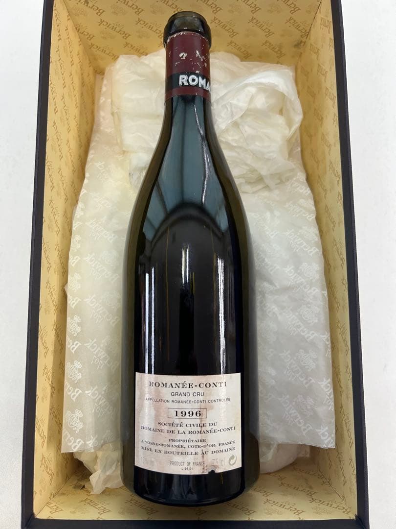 ロマネコンティ1996 空き瓶 Romanee conti