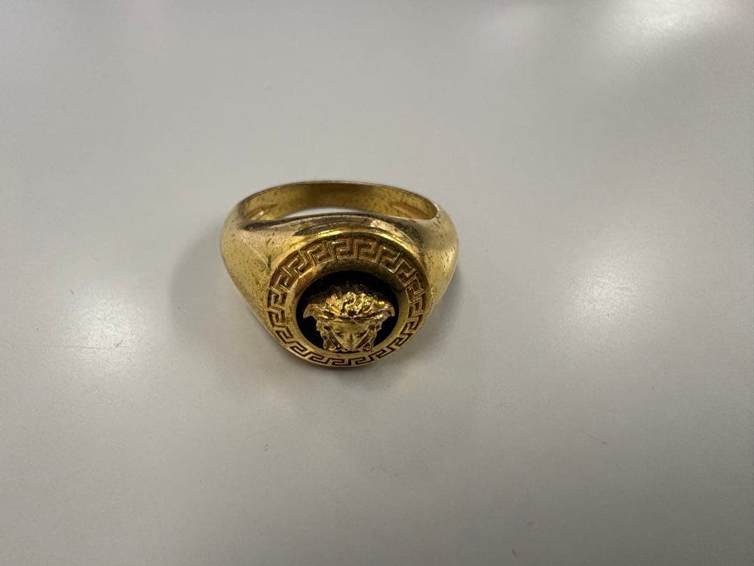 【VERSACE】メデューサ リング　ゴールド　サイズ２5