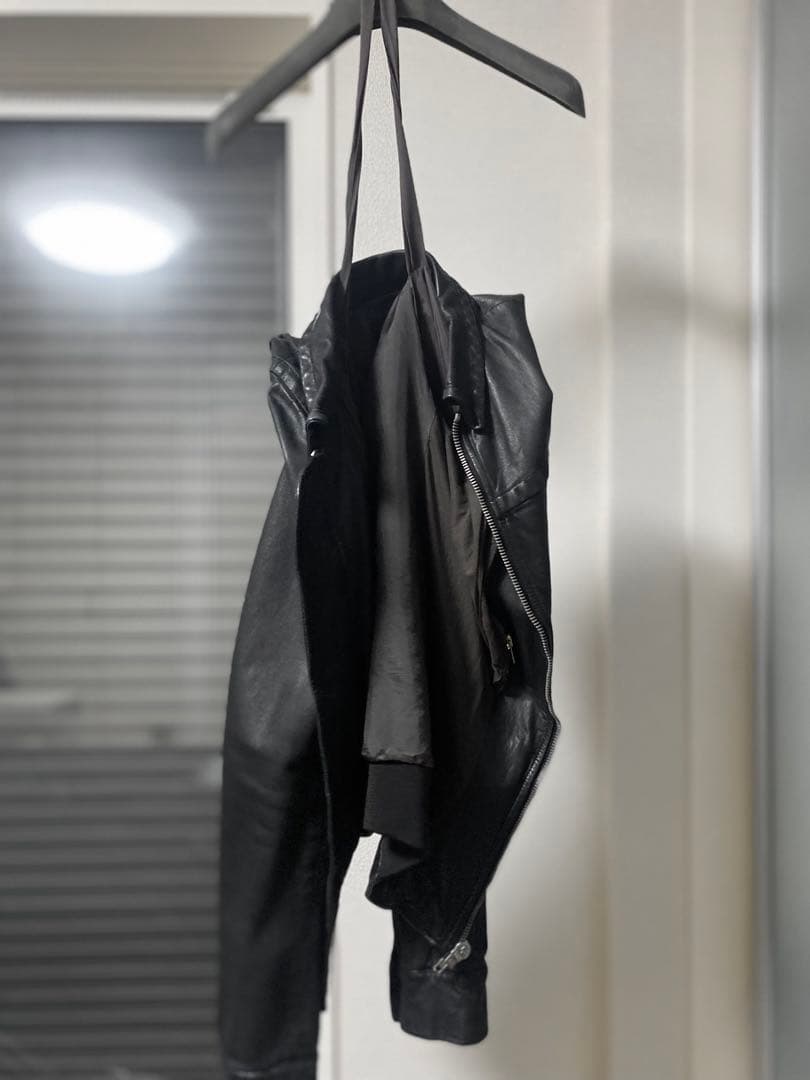 ジャケット・アウター Rick Owens archive leather biker jacket