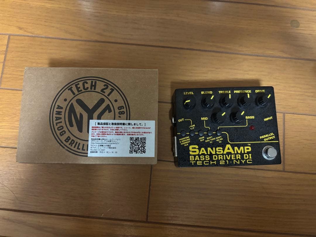 3*2様 【美品】TECH 21 SansAmp Bass D DI