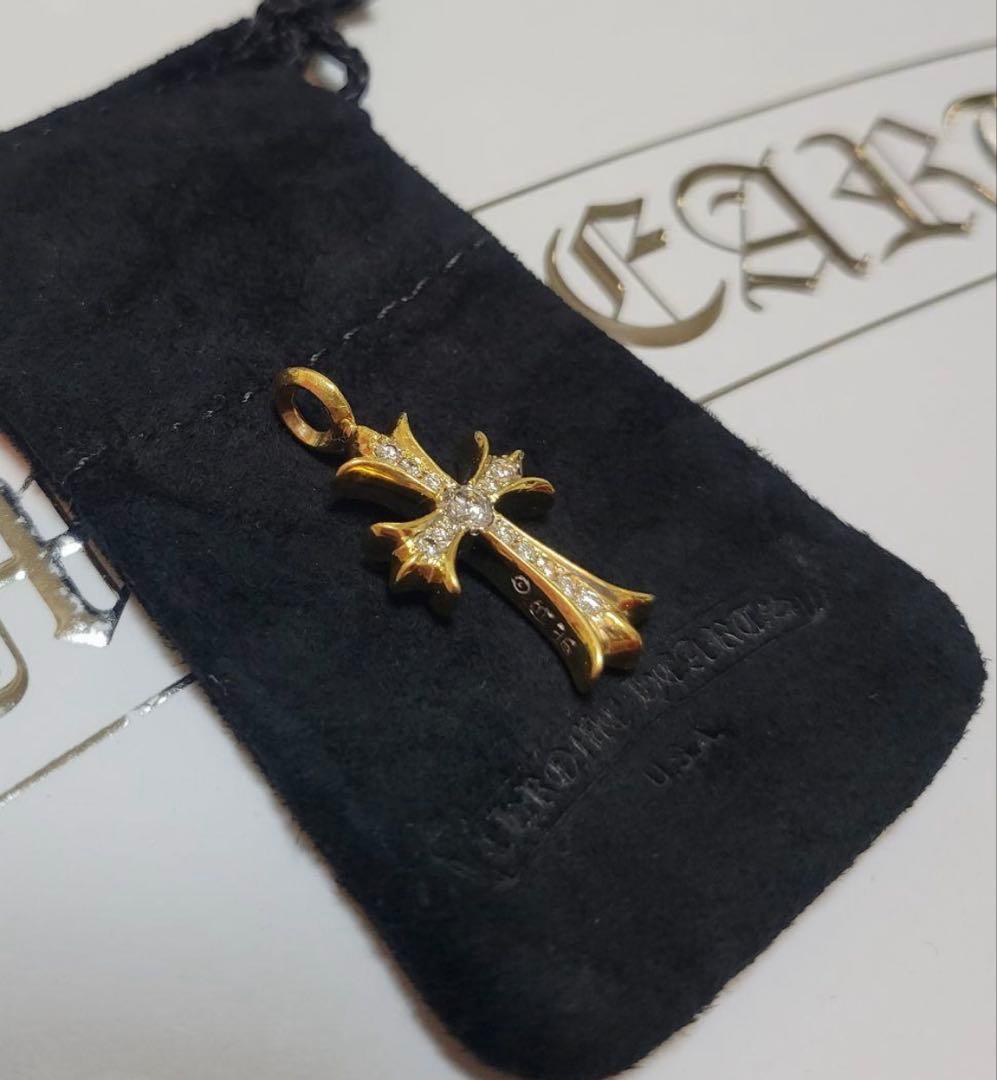 クロムハーツ 22k タイニーファットクロスパ ヴェダイヤ