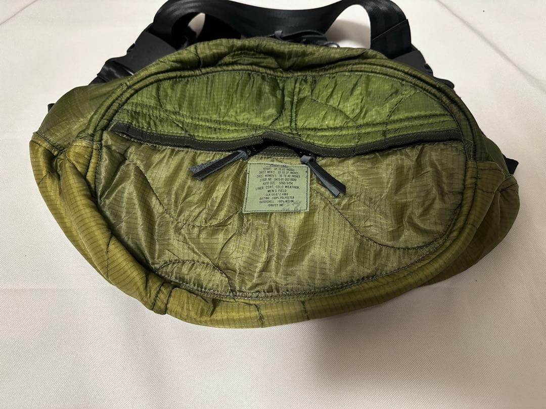 新品 キムタク着 US M-65 Quilted Liner Body Bag