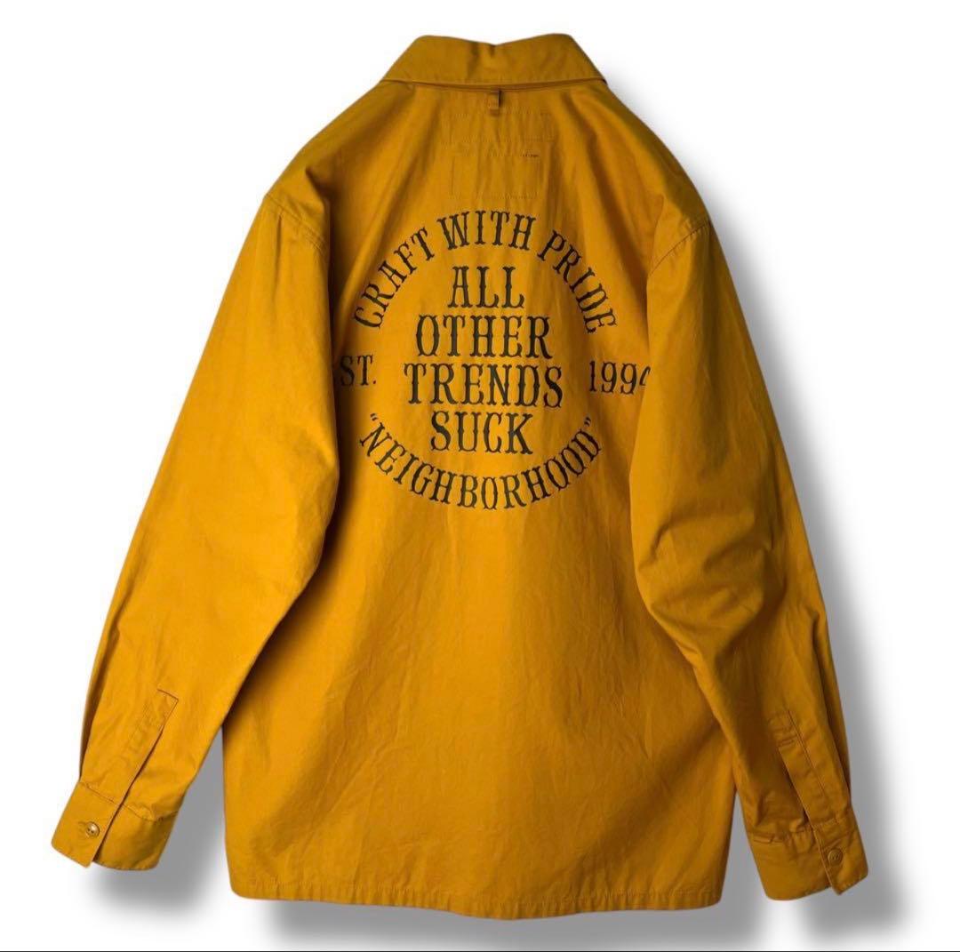 NEIGHBORHOOD マスタードイエローシャツ Sサイズ