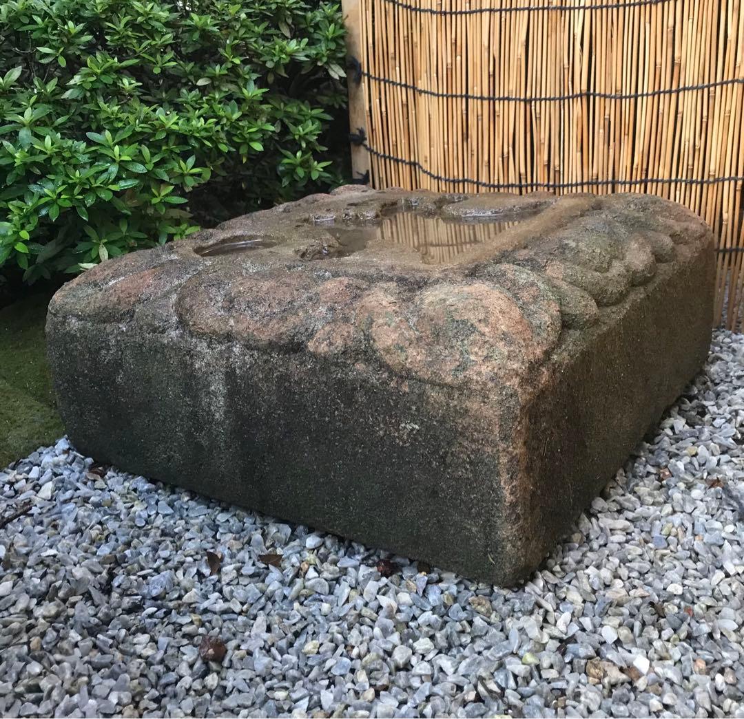 【石鉢・富士山水鉢・蹲・茶庭・オブジェ】庭石箱庭バードバス苔玉水石ガーデニング
