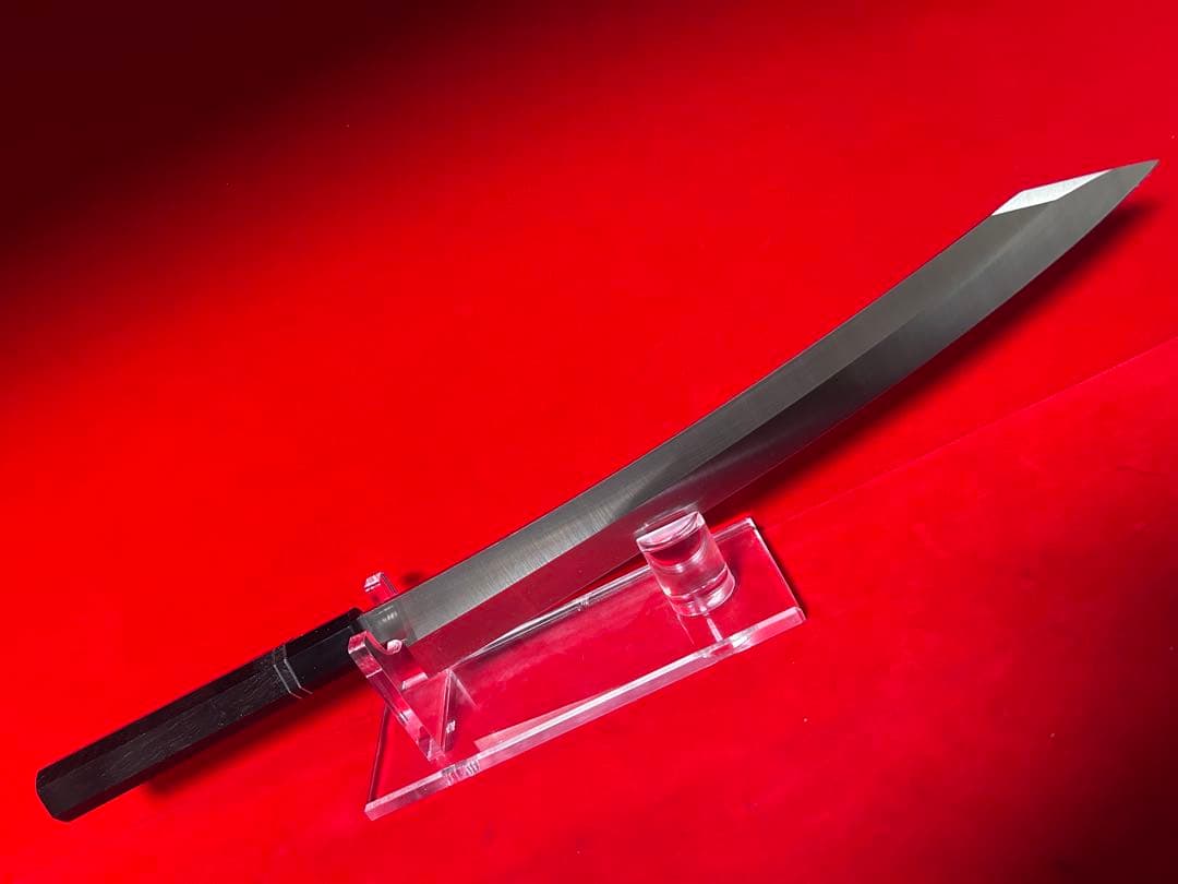 包丁　剣型切付　尺ニ　磨き仕上げ　切味抜群　箱付　未使用品