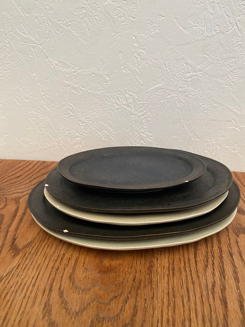 石川隆児　オーバルプレート 4枚セット