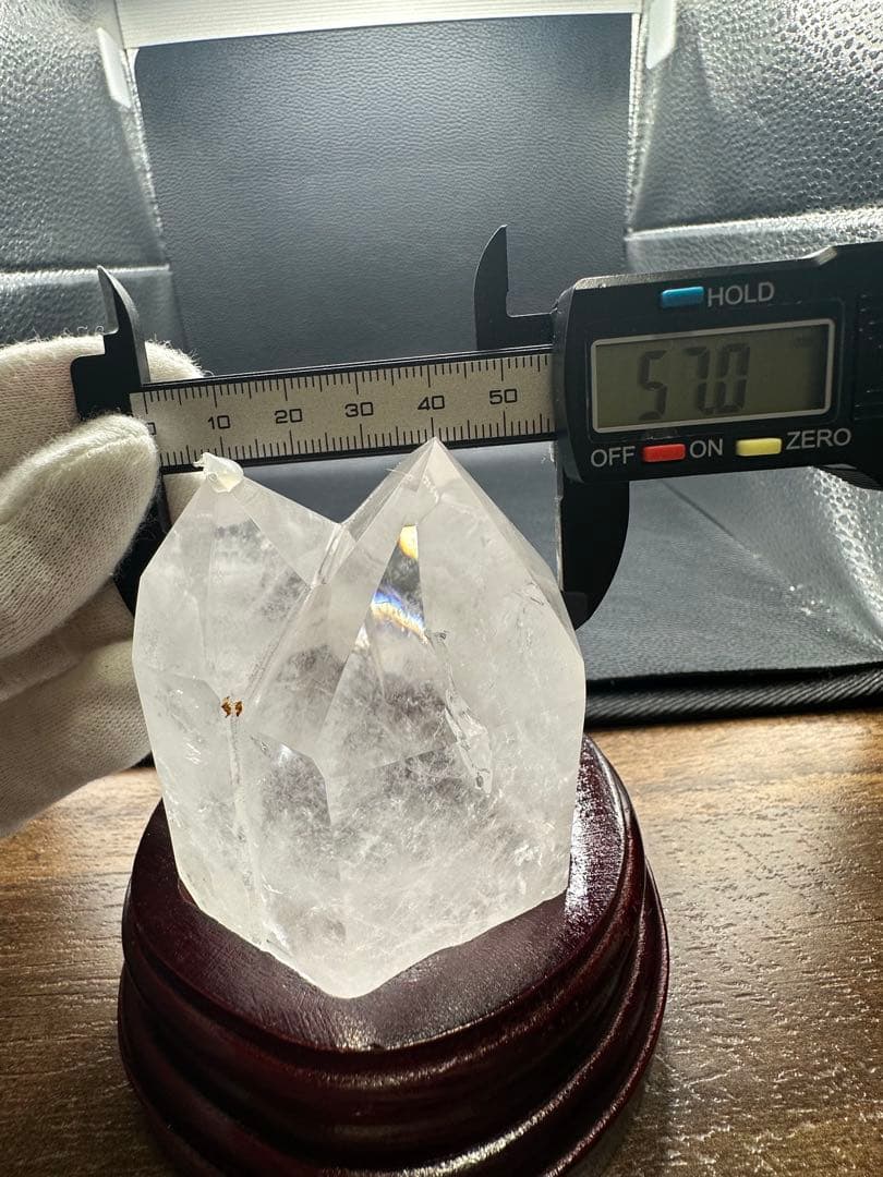 水晶 双子 ポイント 超美品！ 627