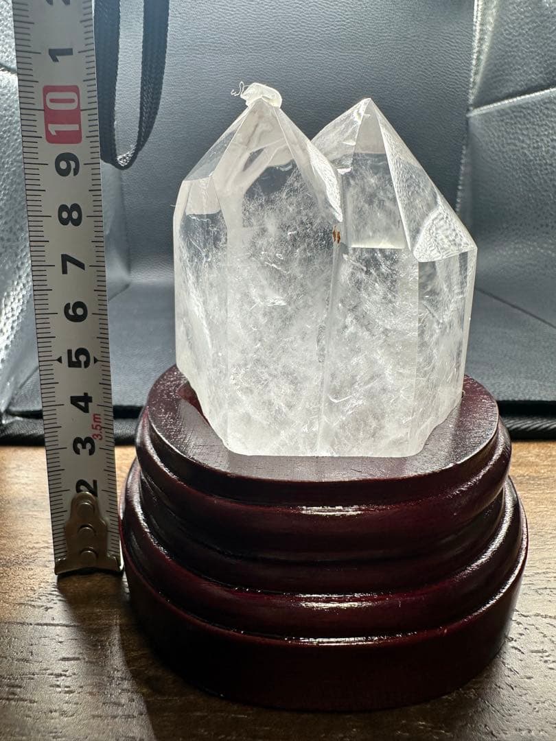 水晶 双子 ポイント 超美品！ 627