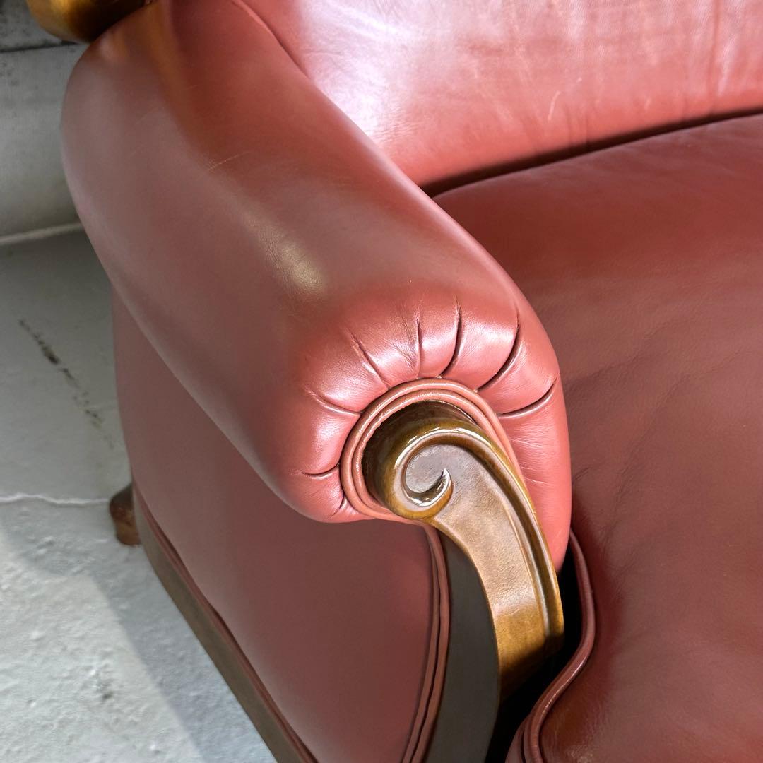 ✦マルニ木工✦ Maruni／クラシック レザーソファ 3人掛け 本革