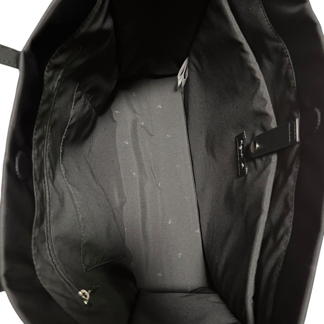 【don.gri】agnes b トートバック　黒　WAS37-01