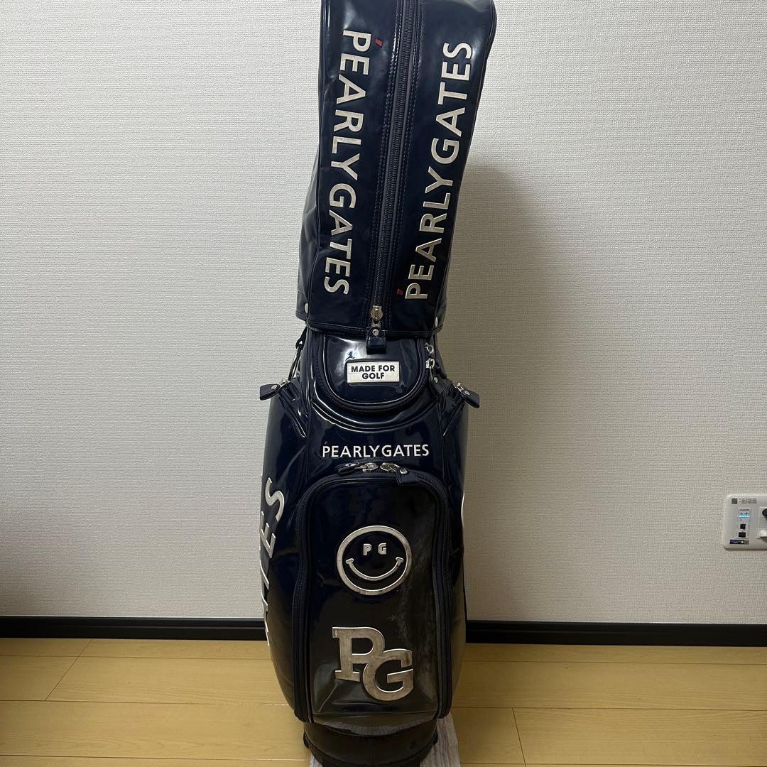 ブルーラケット　PEARLY GATES ゴルフバッグ ネイビー
