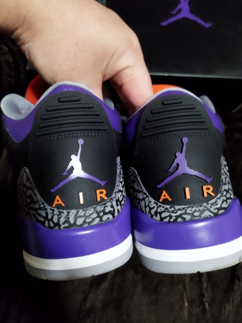 か*ま様 売切価格【極美品】NIKEエアジョーダン3コートパープル27.5