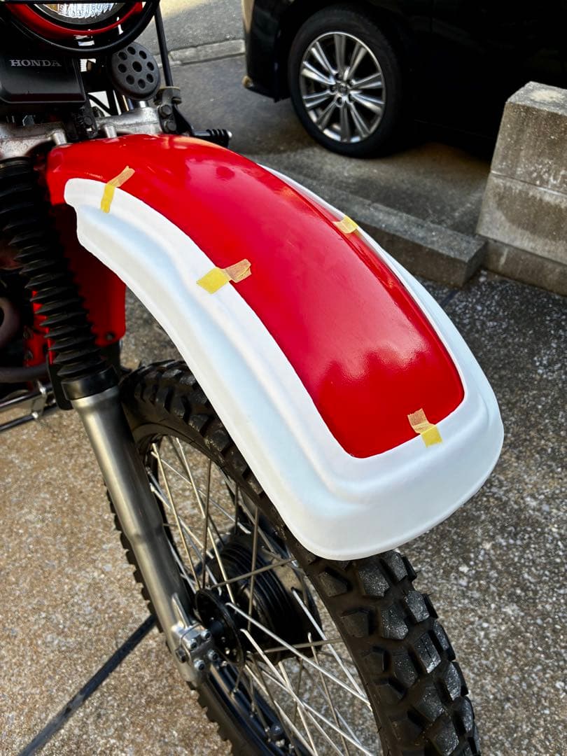 【絶版再現】Honda XL250R / パリダカ　フロントオーバーフェンダー