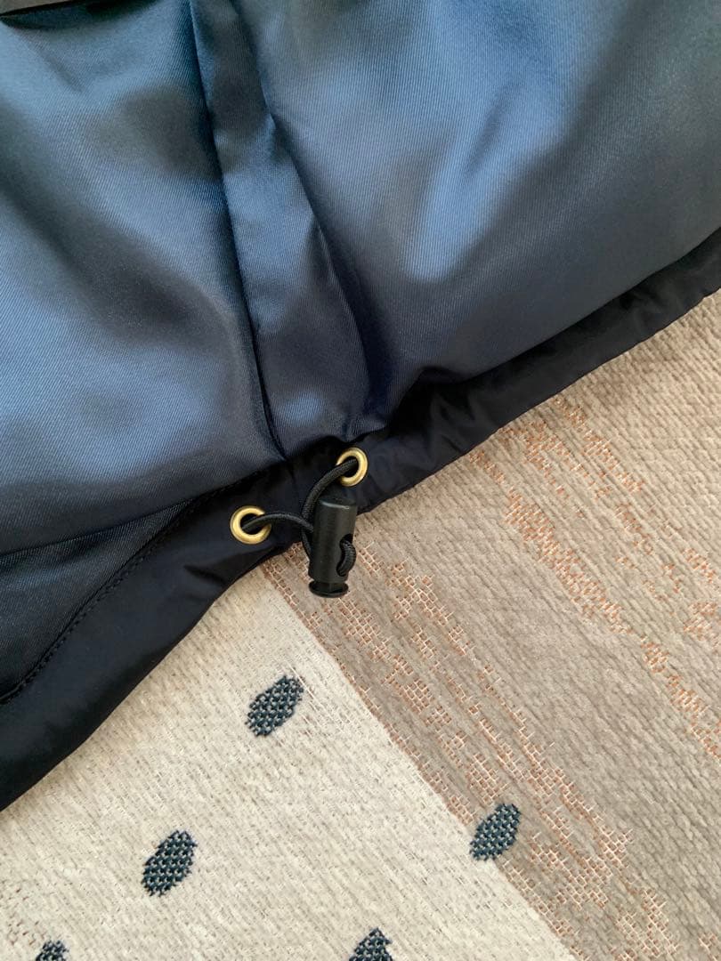 最終お値下げ！IÉNA フード付きネイビー ダウンベスト