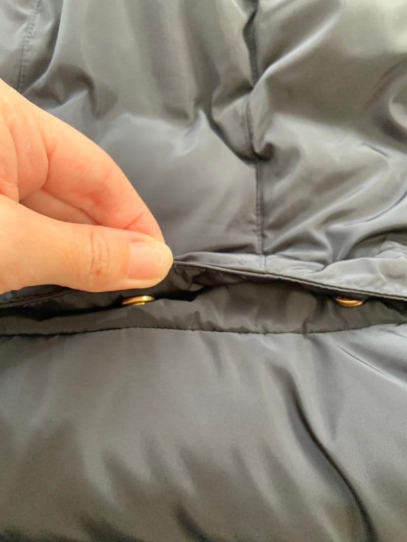 最終お値下げ！IÉNA フード付きネイビー ダウンベスト