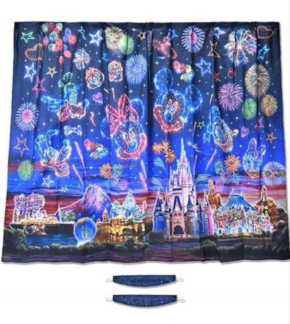 東京ディズニーリゾート　花火　カーテン