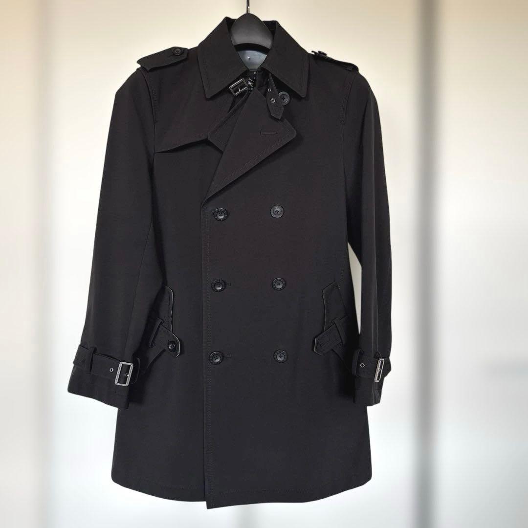 バーバリーブラックレーベル ダブル トレンチコート Mサイズ