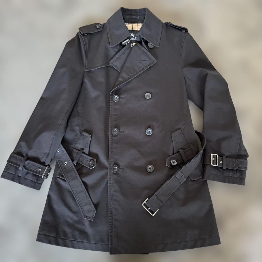 バーバリーブラックレーベル ダブル トレンチコート Mサイズ
