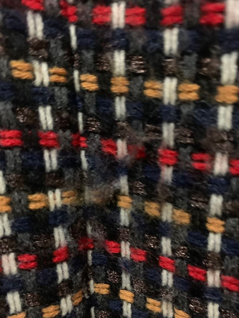 MAC&Co. マルチカラー　ツイードコート