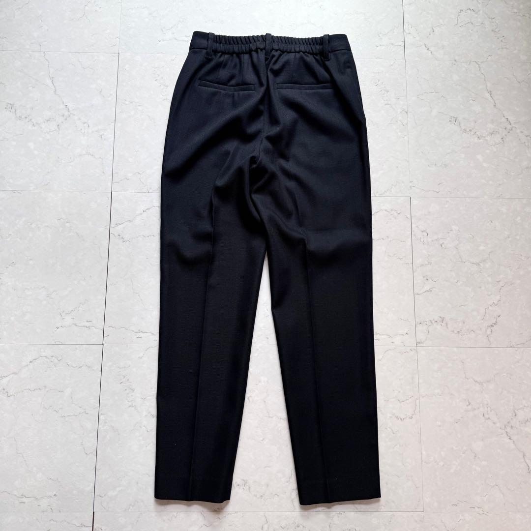 美品 プラステ スーツ セットアップ ノーカラー パンツ M ウォッシャブル