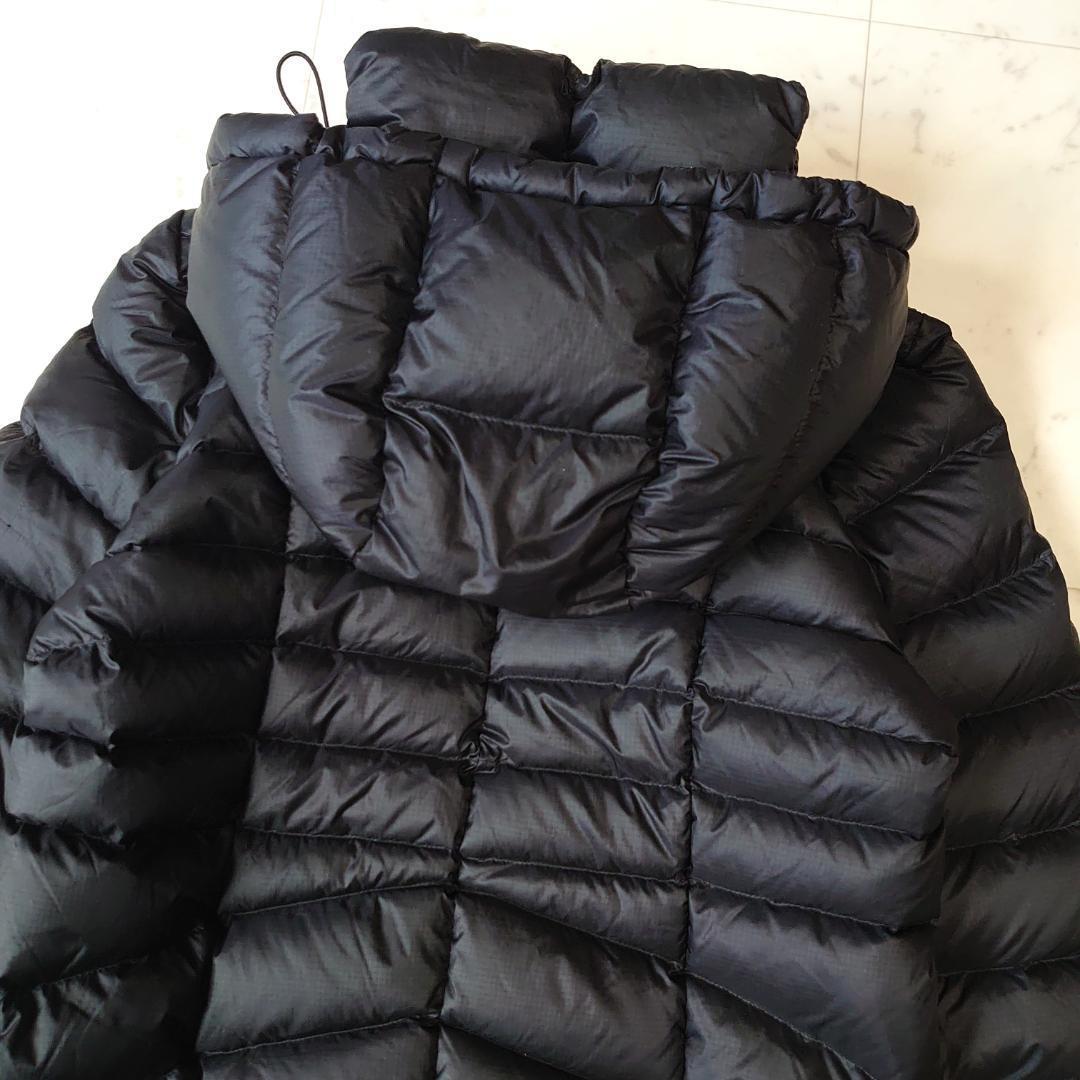 Eddie Bauer フーディーダウンコート EB900 ミドル ブラック M