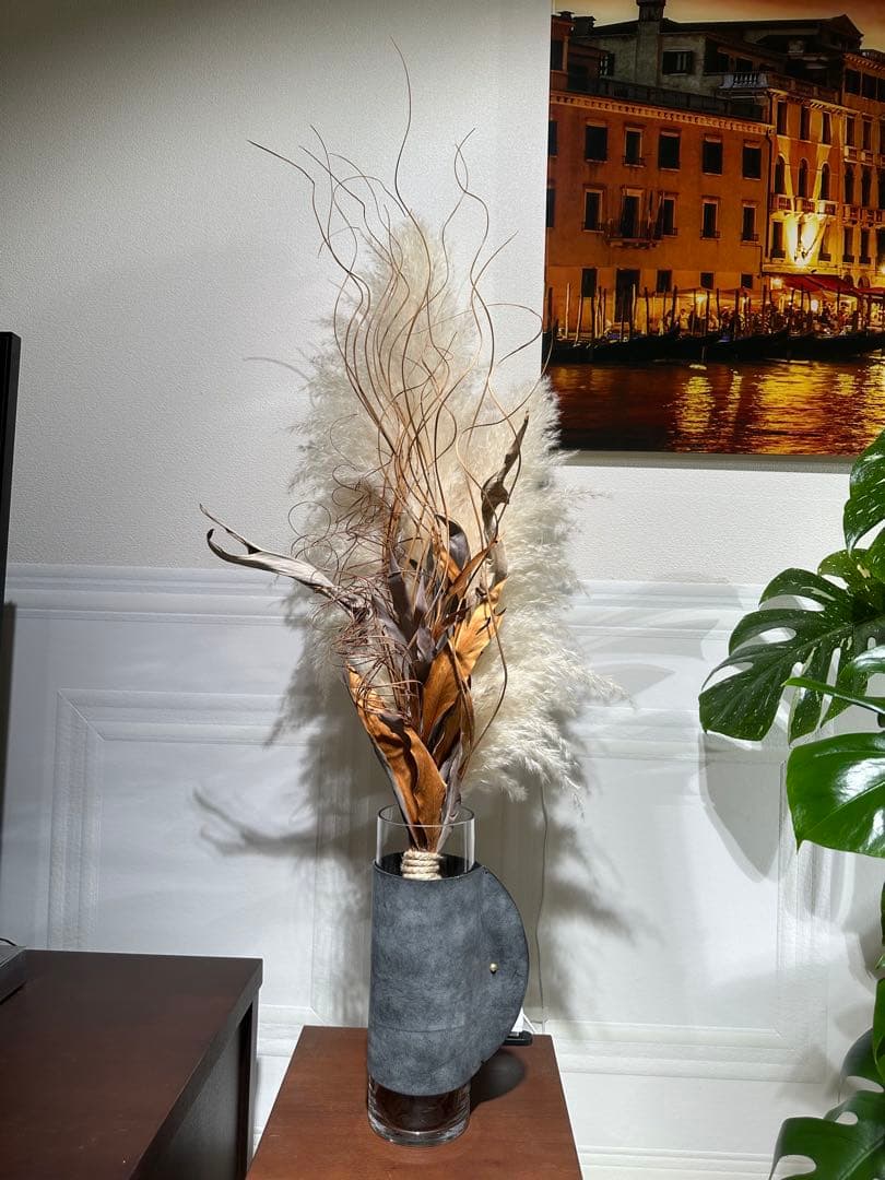 モダンピープルズ ドライフラワー（L）＆フラワーベース