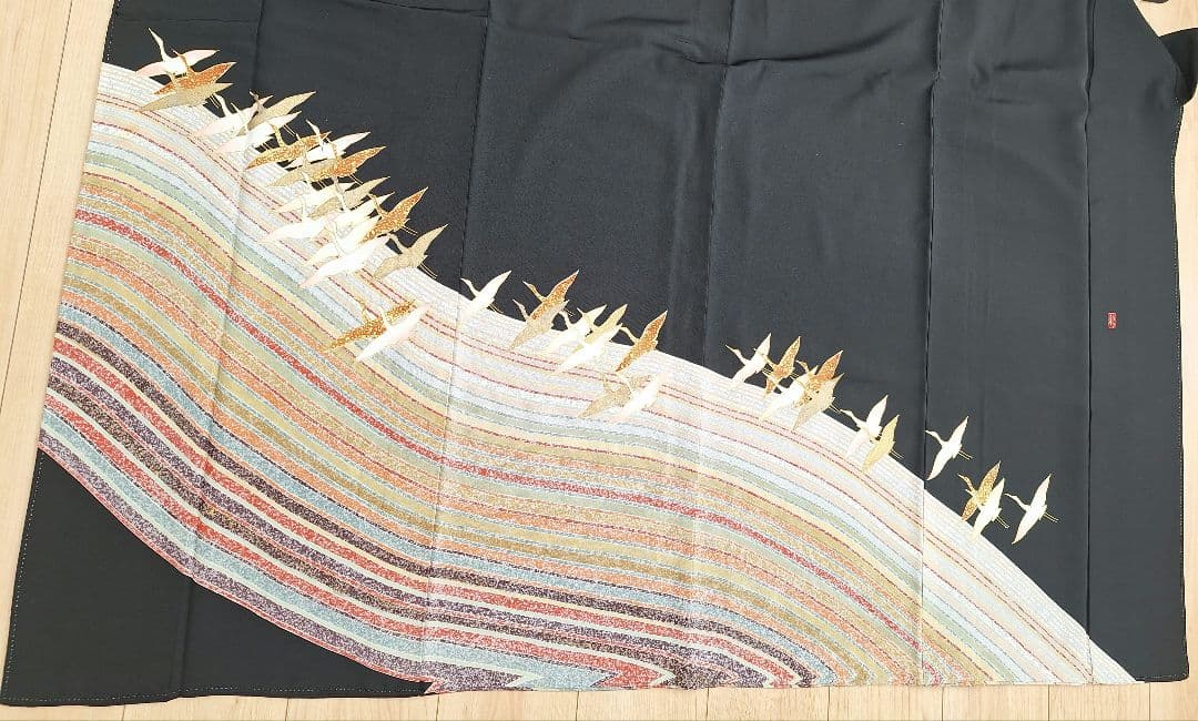 着物リメイクワンピース3686