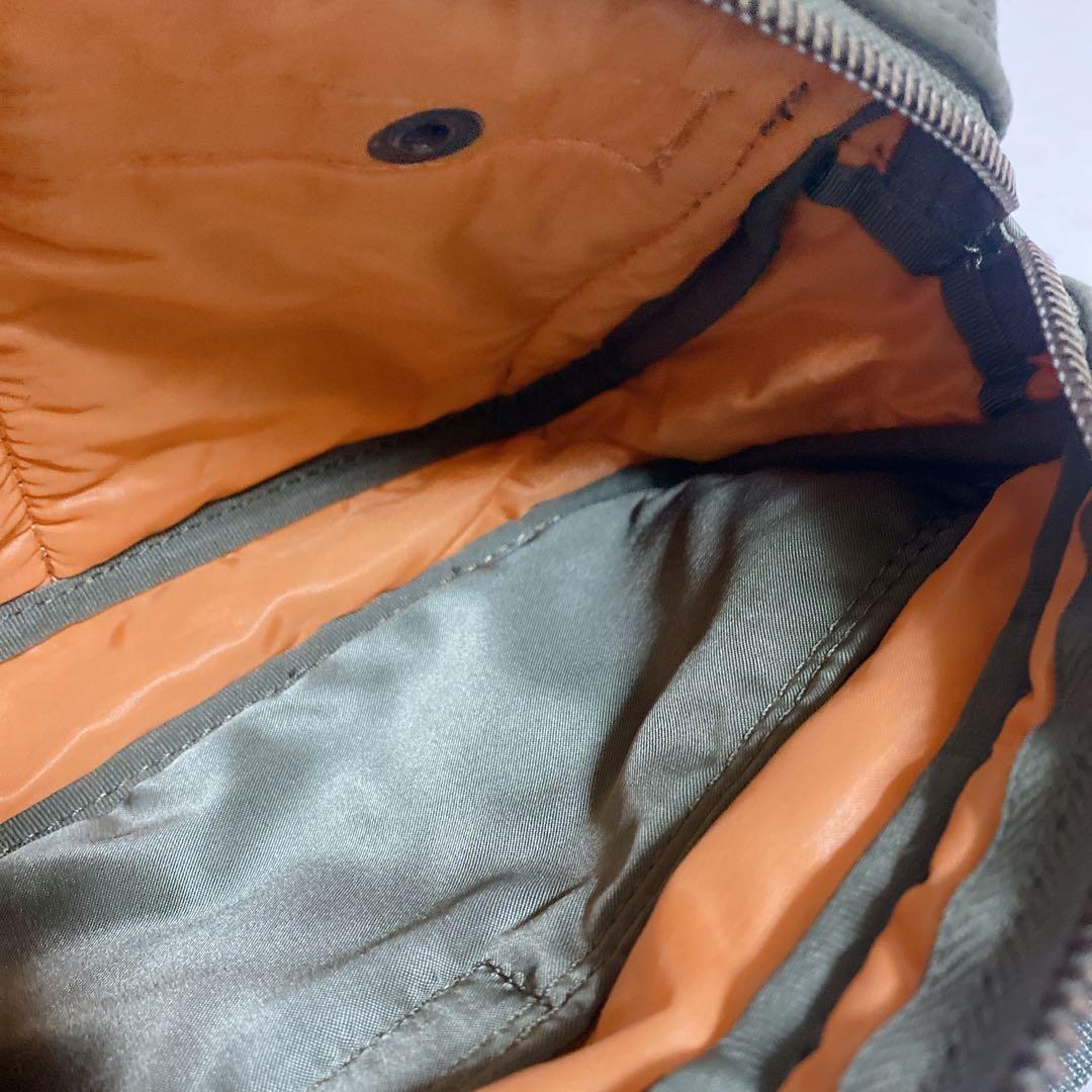 ポーター　PORTER　タンカー　ボディバッグ　斜めがけ　 セージグリーン