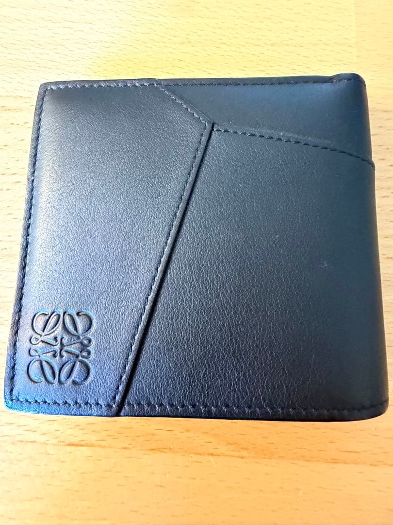 LOEWE ロエベ パズル バイフォールド ウォレット 黒 レザー二つ折り