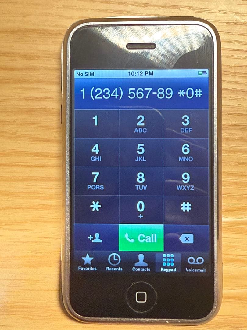 iPhone 2G 日本未発売　8GB 初代iPhone　第1世代 A1203