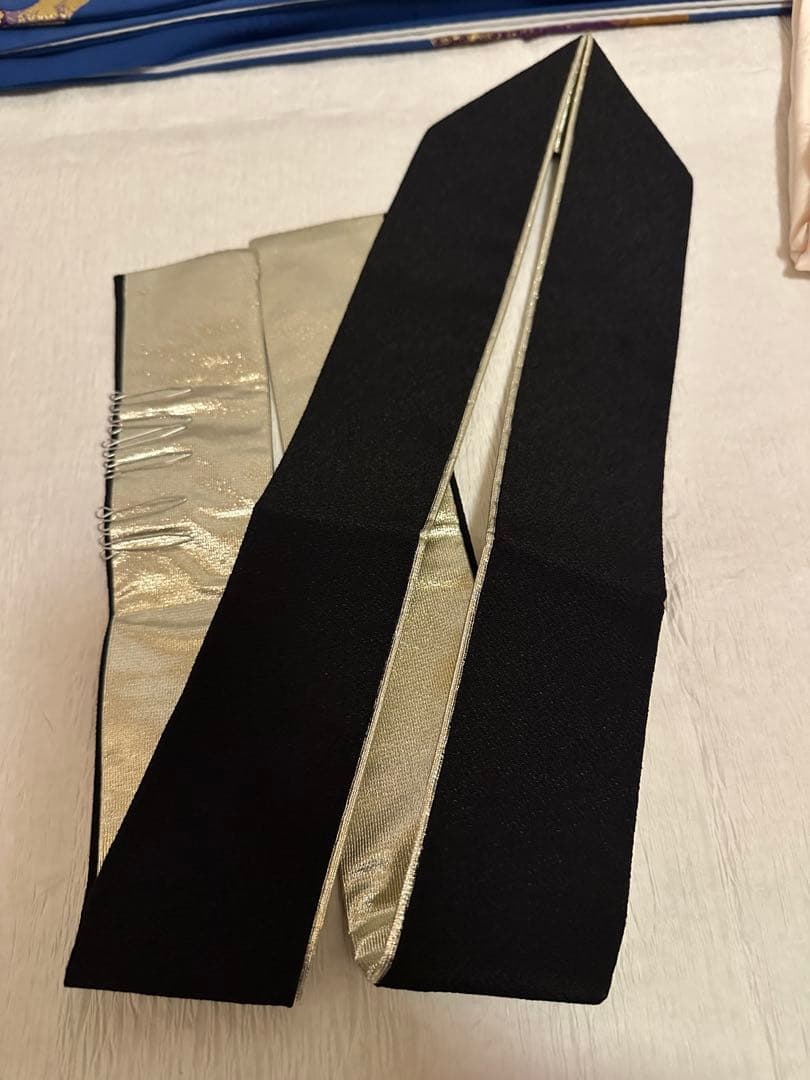 【溝口様お取り置き】 古典柄 青地振袖 正絹 完全フルセット 振袖一式