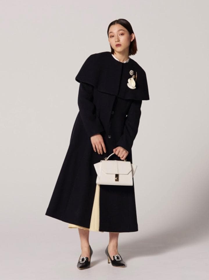 タグ付き新品 CELFORD 限定 入手困難 ケープ付きドレスコート