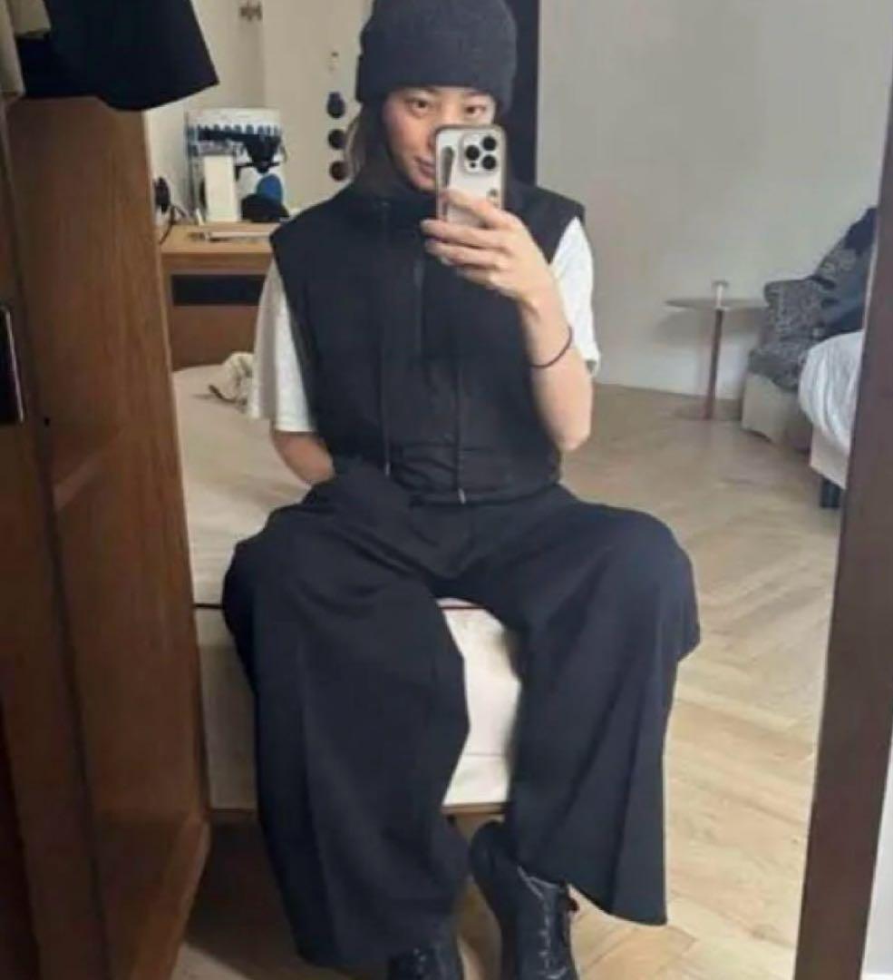 todayful　キルティングコンパクトベスト　38size ブラック