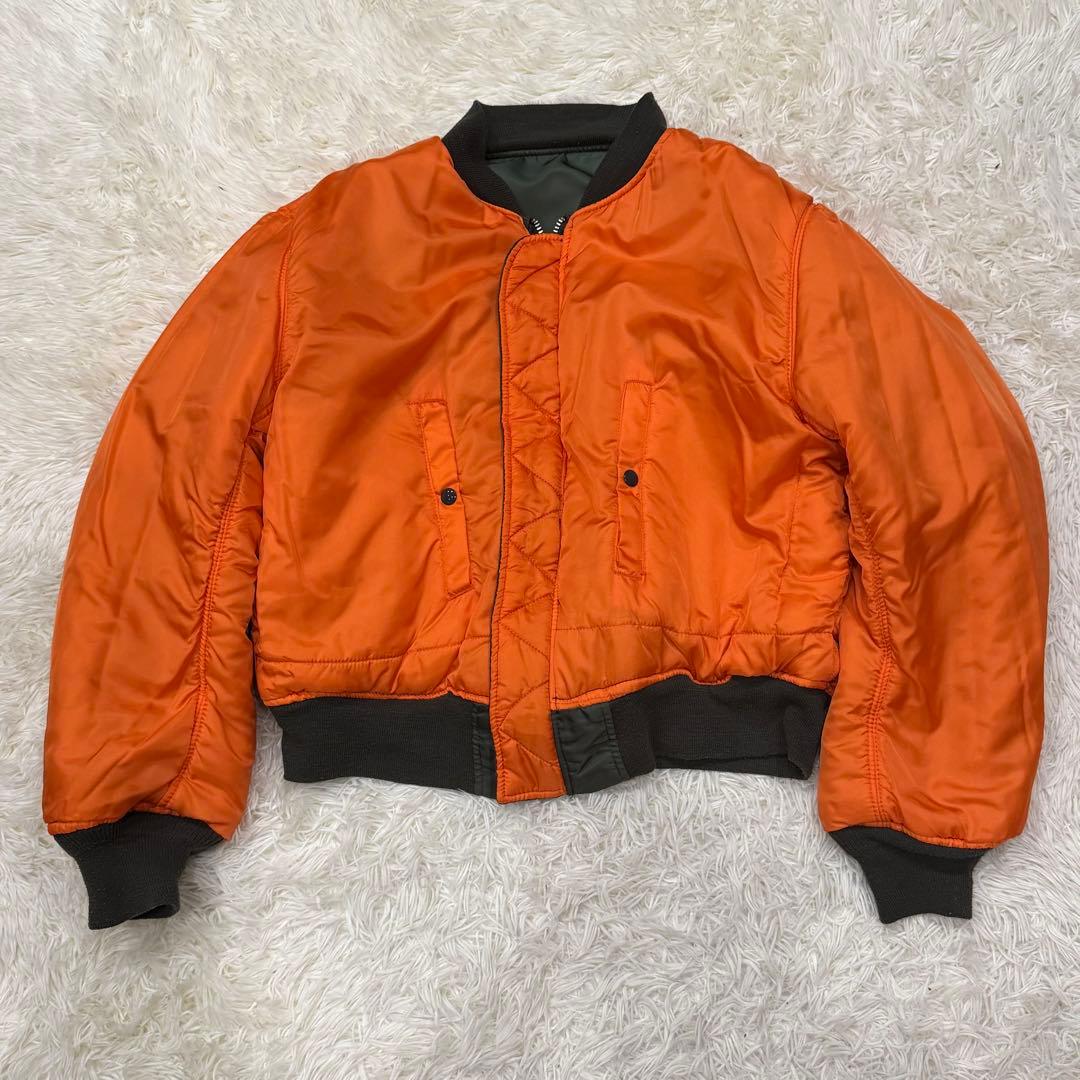 703　アルファインダストリーズ MA-1フライトジャケット　USA製　XL