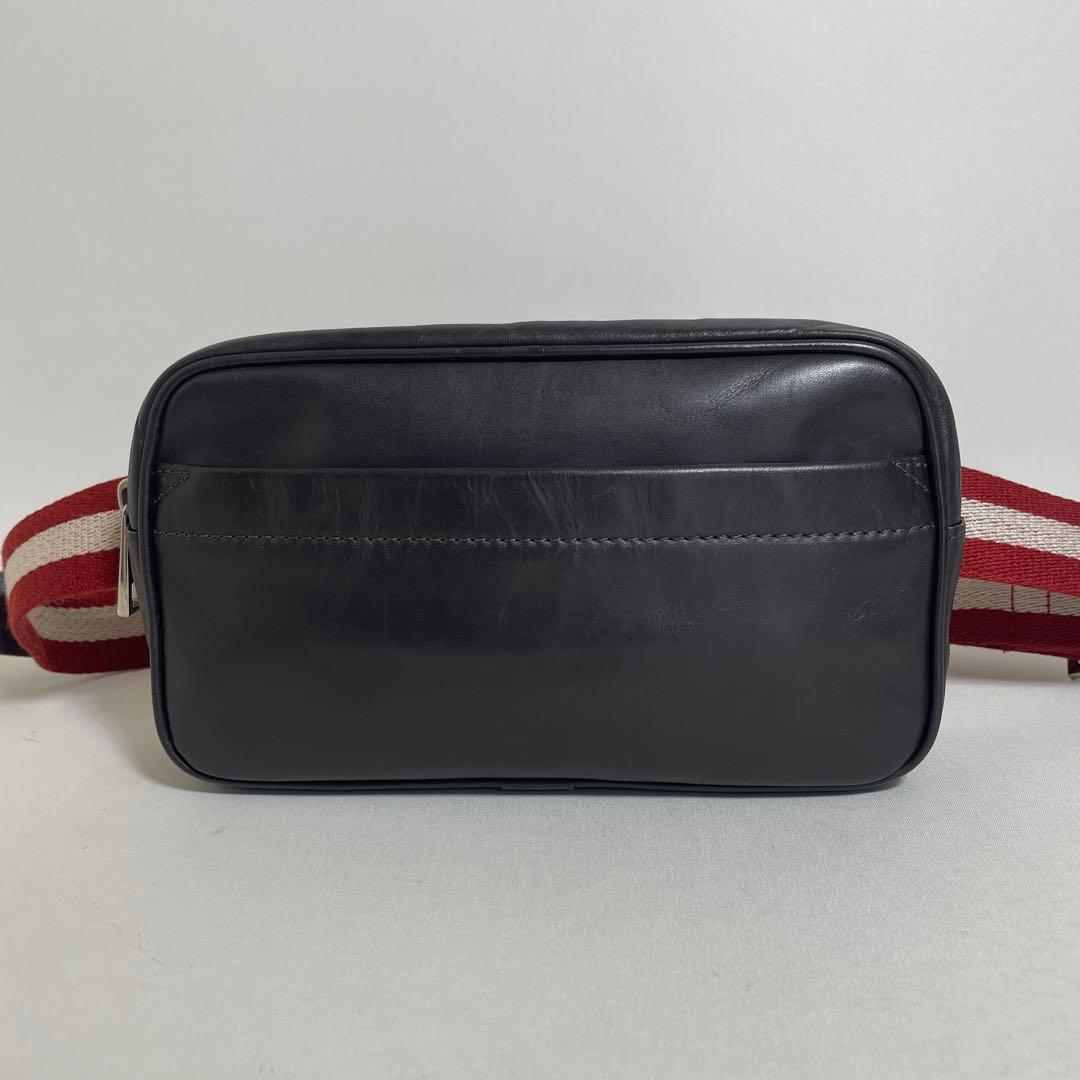 2601-181｜美品｜バリー ボディバッグ レザー ダークブラウン