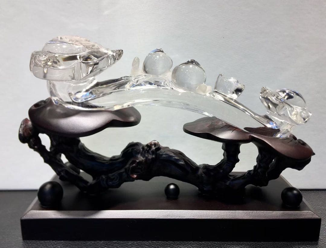 ⭐︎【極上品】白水晶 置物 590g