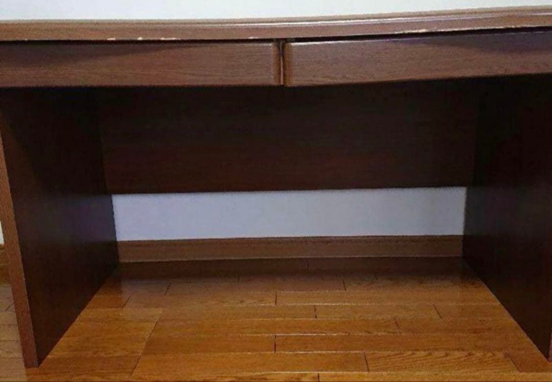 デスク (引き出し２つ)