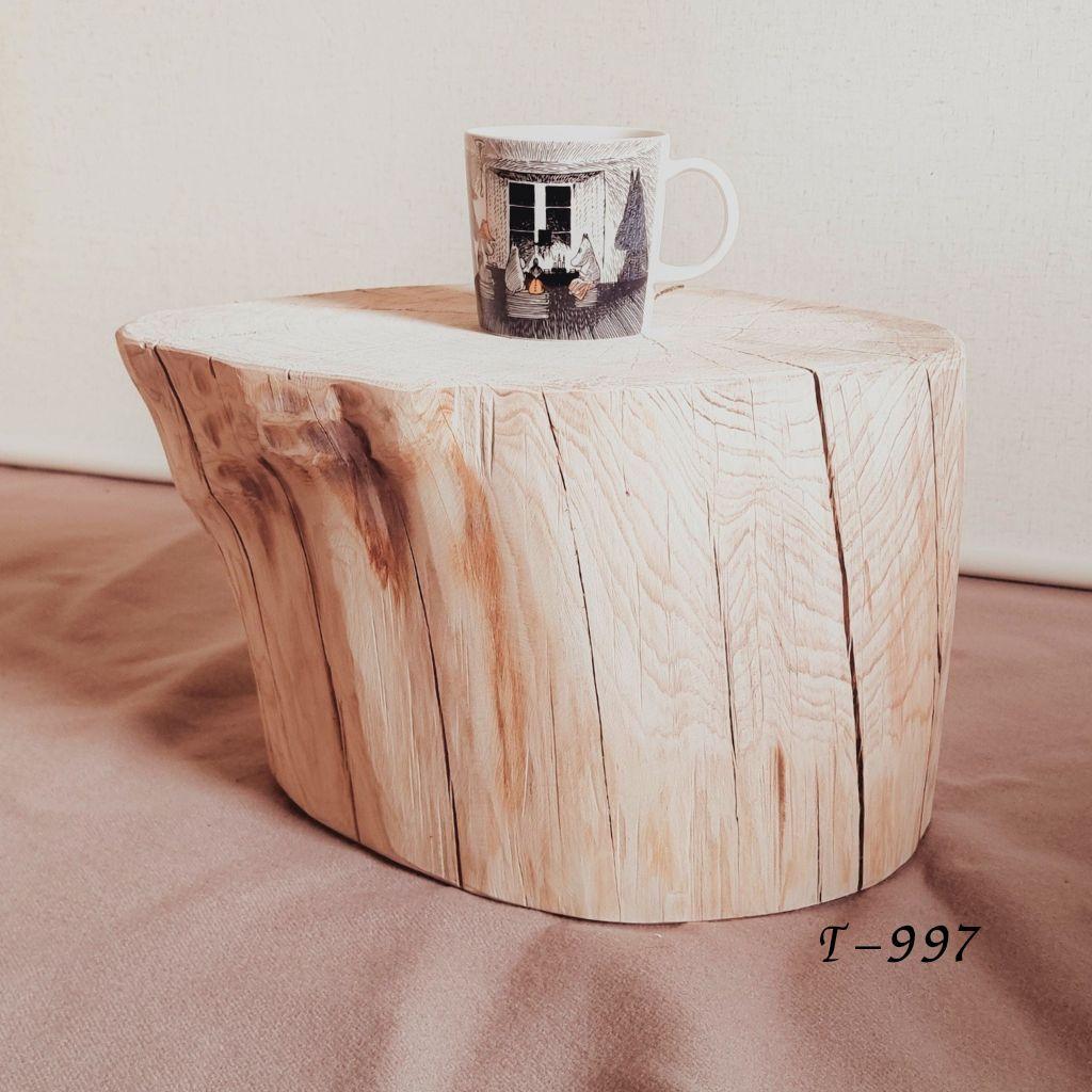 セール品 東濃ひのき アロマウッド 根元末広がり 切株テーブル・椅子