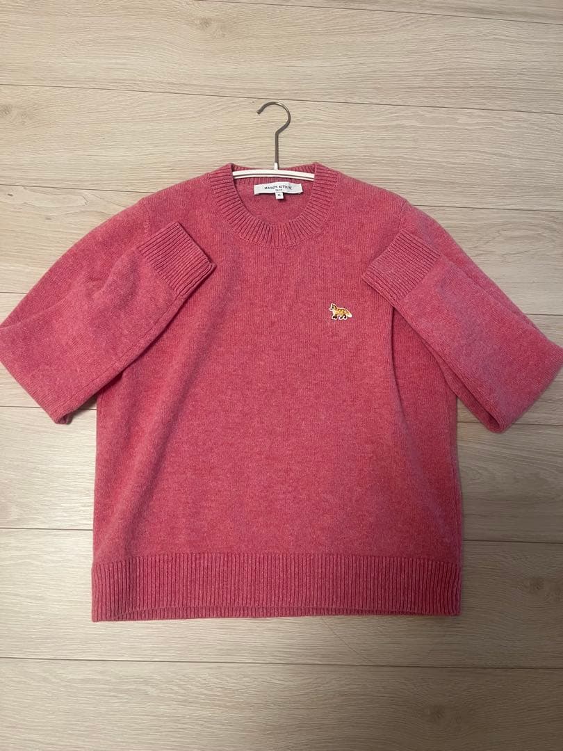 メゾンキツネ　ラムウール長袖プルオーバー　2025 MAISON KITSUNE