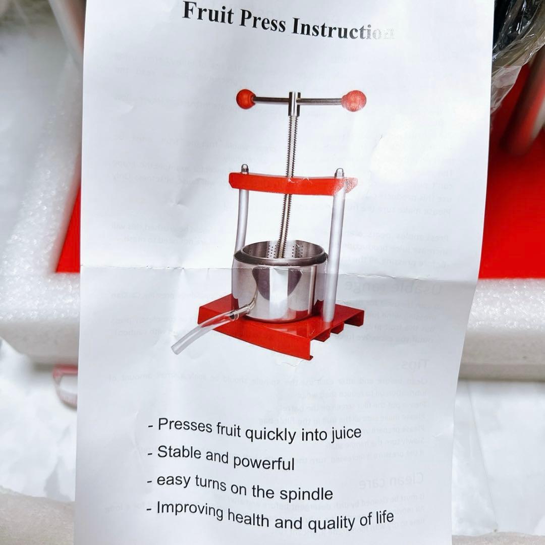 手動ジューサー グレープフルーツ絞り器 3L 圧搾器 手動 取り外し可能