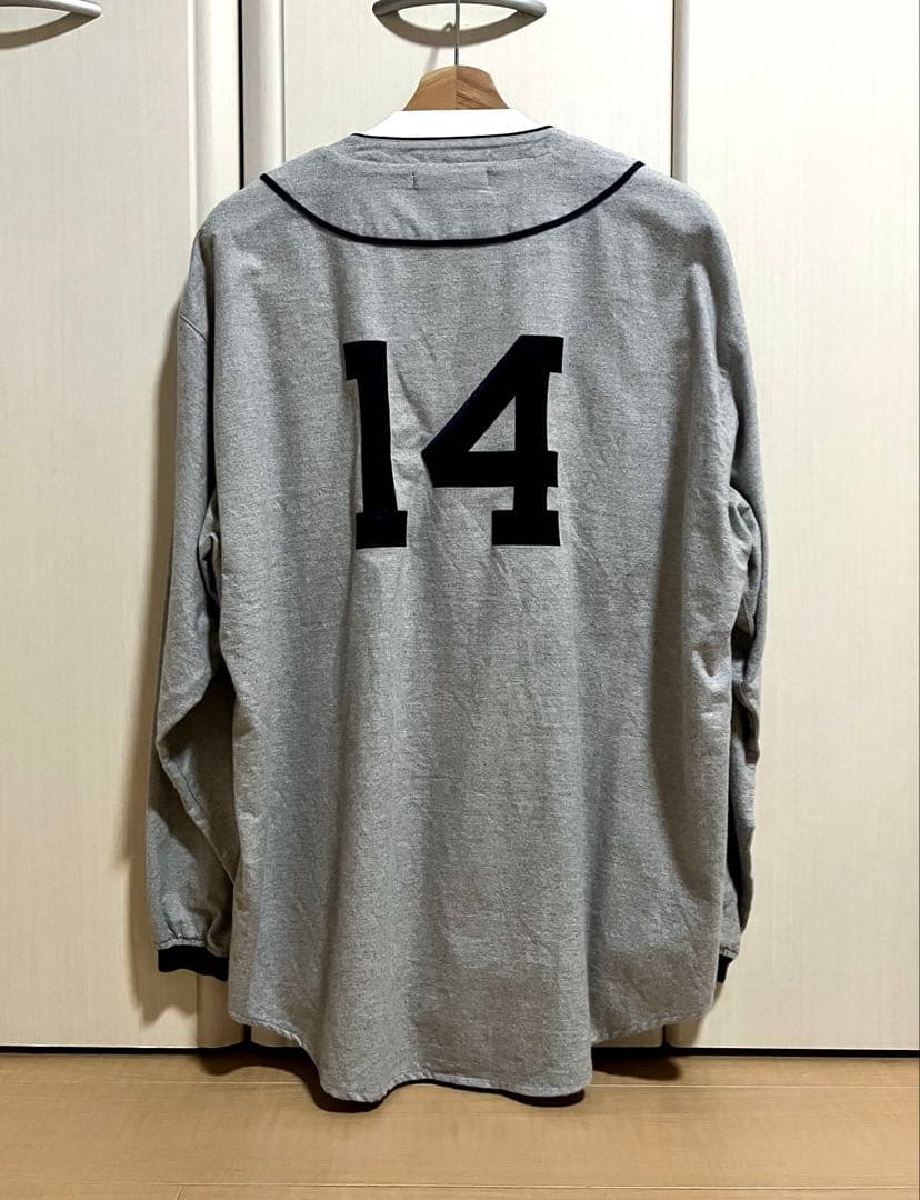 ダ*ダ様 DESCENDANT 22SS BLEEK BASEBALL SHIR