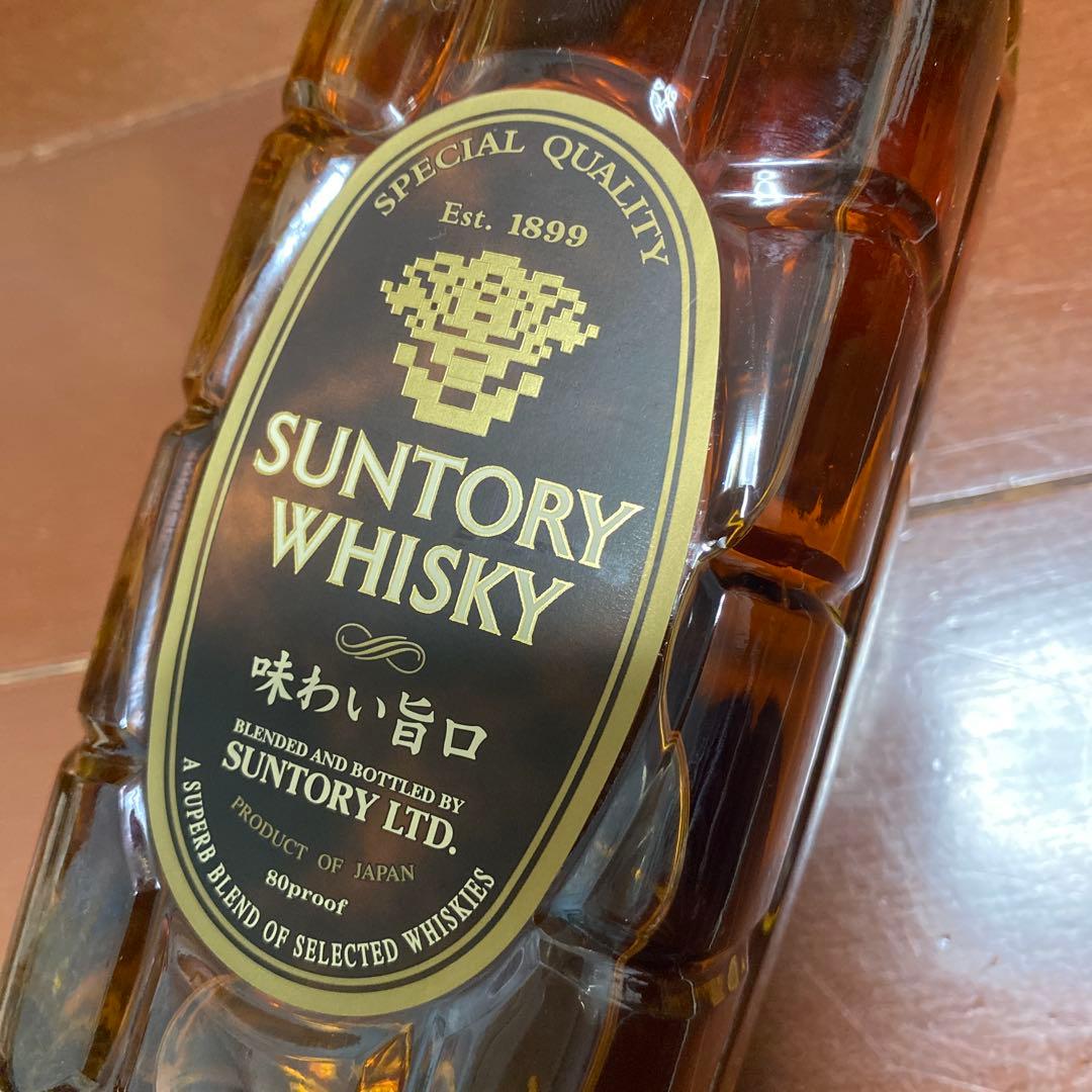 サントリーウイスキー　味わい旨口　700ml アルコール分40％ 古酒　角瓶