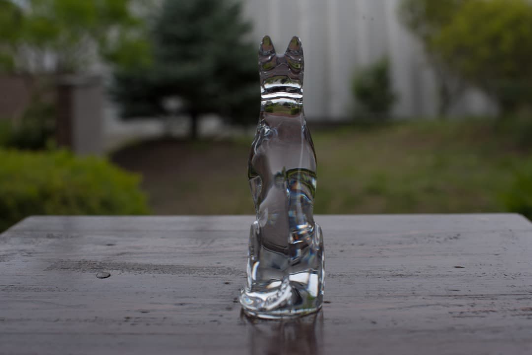 ■   新品同様！！ バカラ シェパード イヌ dog  犬 Baccarat