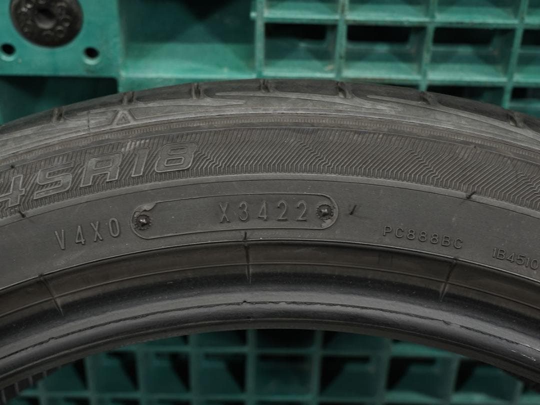 た*き様 中古タイヤ ダンロップ ルマンⅤ 215/45R18 4本 DL LE